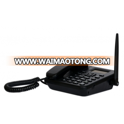 GSM Desktop Single SIM Fixed Wireless Phone with Detachable Antenna